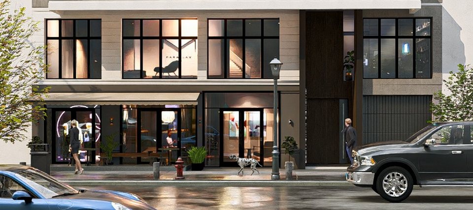 Rez-de-chaussée commercial d'un immeuble JANOU Immobilier